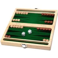 goki Spielesammlung Backgammon, Backgammon Reisespiel, eines der ältesten Brettspiele der Welt.
