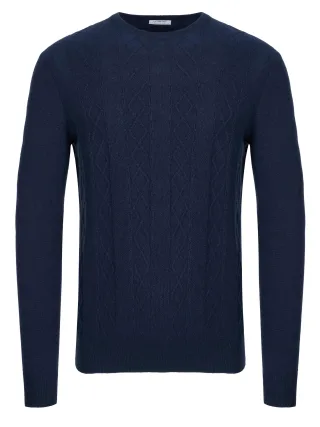 Malo Optimum Kaschmir Pullover navy