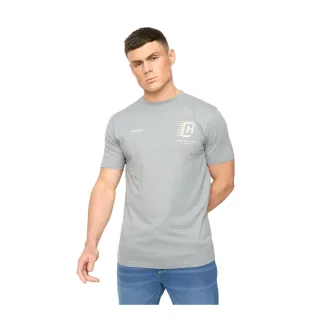 Crosshatch - "Morville" T-Shirt für Herren, Baumwolle (Stahlblau)