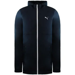 Puma Solid Herren Windbreaker-Jacke in dunklem Schiefergrau