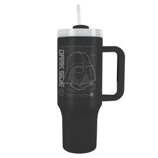 Star Wars - Reisebecher "Vader Grid" (Schwarz)