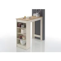 PREISBRECHER Bartisch Mojito, in Evoke Eiche Dekor, kaschmir - 115x103x50cm (BxHxT)