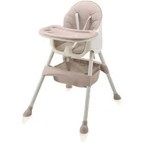 Baby Vivo Hochstuhl Design 2in1 Kinderhochstuhl - Oscar in Pink
