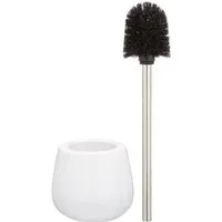 WENKO WC-Reinigungsbürste Wenko,WC-Garnitur Malta, Keramik, weiß - WENKO, Badezimmer in allen Wohnstilen, (WC-Bürste + Halter)