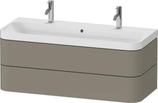 Duravit Happy D.2 Plus c-shaped Set wandhängend Stein Grau 1175x490x480 mm - HP4379O92920000 HP4379O92920000