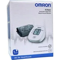 Omron Oberarm-Blutdruckmessgerät Omron X2 Basic Oberarm-Blutdruckmessgerät automatisch