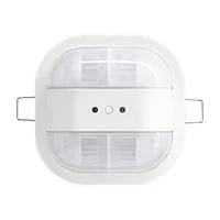 Präsenzmelder mit KNX-Busankoppler, 2 Kanäle, Unterputzmontage, 91x91x49 mm, Bewegungsmelder weiß (matt), Retail