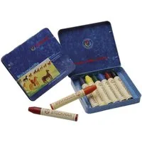 Stockmar Wachsmalstift Wachsmalstifte zitronengelb orange karminrot grün blau blauviolett rot