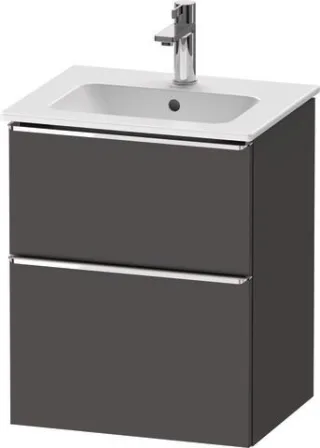 Duravit D-Neo Waschtischunterbau wandhängend Graphit Matt 510x402x625 mm - DE4360010490000 DE4360010490000