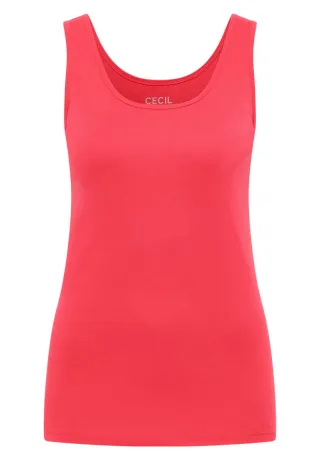 Cecil - Basic Top rot/orange - Gr. - XS