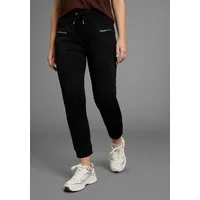Bruno Banani Jerseyhose knöchellang, aus elastischem Milano Rib, schmale Beinform