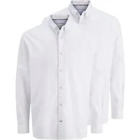 Jack & Jones Langarmhemd JJOXFORD DETAIL SHIRT LS 2 PACK MP (Packung, 2-tlg)