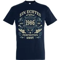 Youth Designz T-Shirt Original Seit 1986 Print Herren T-Shirt 40. Geburtstag 2026 Geschenk mit Vintage Aufdruck zum Geburtstag