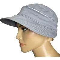Taschen4life Sonnenhut Visor Cap 2in1 Sonnencap Basecap & Sonnenschutz in Einem, unisex, aus Leinen