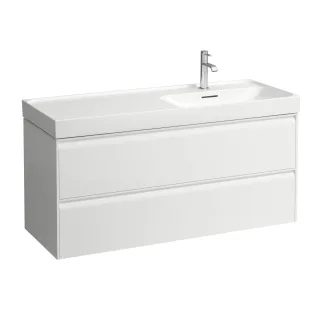 LAUFEN Waschtischunterschrank MEDA 448x1182x515 2 Schubl integ. Griffl. f.WT H817119 weiß matt, H421 H4217620112601