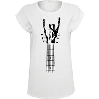 Youth Designz Print-Shirt "Rock Gitarre" Damen T-Shirt als Statement oder Geschenk Frauen Motiv mit stylischen Aufdruck für Musik Liebhaber