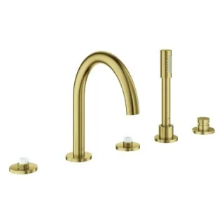 GROHE 5-Loch Wannenarmatur Atrio Private C. 25224 für Hebelgriffe cool sunrise geb., 25224GN0 25224GN0