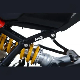 R&amp;G Fußrasten Abdeckung hinten Ducati Monster 1200/SuperSport 939 Bj.2017-2019 Sozius Rastenabdeckung