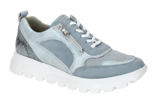 Waldl?ufer 993H01 Damen Halbschuhe H-AJALA in Blau - sky, Ultraleicht mit Ort...