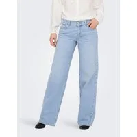 ONLY Low-rise-Jeans ONLBRENDA LOW WIDE DNM CRO045 Baumwolle, low waist, wide fit
