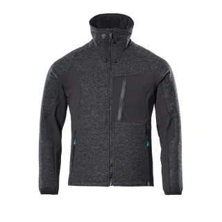 MASCOT Strickjacke mit Reißverschluss ADVANCED Schwarz XXL - 17105-309-09-XXL