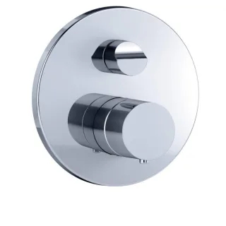 Jörger Exal Brause-Thermostat 63240360000 chrom, Unterputz, Fertigmontageset, 1 Verbraucher