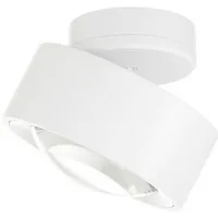 Arcchio Deckenleuchten Rotari, LED, Metall, Weiß warmweiß IP20, 1 x 12,2 W LED, warmweiß