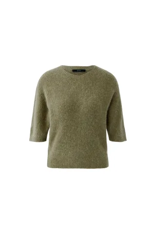 Oui - Pullover green garden - Gr. - 34
