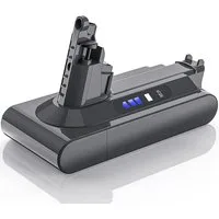 Athlix Akku für Dyson V10 SV12 6000mAh Ersatzakku Cyclone Animal Absolute Staubsauger-Akku 6000 mAh, auch für V10 Fluffy Motorhead Total Clean