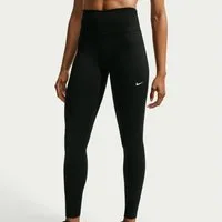 Nike Trainingstights W NK DF ONE TIGHT CPSL B für Fitness und Streetwear, schwarze Grundfarbe