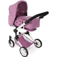 CHIC2000 Kombi-Puppenwagen Jara, Jeans pink, zusammenklappbar