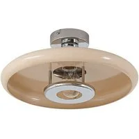 Lindby Deckenleuchten Branford, Metall, Creme IP20, 1 x 15 W LED