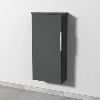 Sanipa 3way Mittelschrank mit 1 Tür, Anthrazit-Matt, UM17022 UM17022