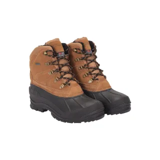 Mountain Warehouse Mens Range Cow Suede Schneestiefel (Dark Beige)