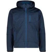 CMP Softshelljacke MAN Jacket Zip Hood Herren-Softshelljacke für Wanderungen mit abnehmbarer Kapuze