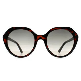 Guess GF6201 52P dunkle havanna graue Sonnenbrille mit Farbverlauf