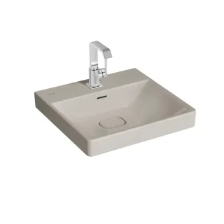VitrA New Metropole Waschtisch wandgebunden rechteckig 50 x 47 cm mit Hahnloch,7525B422-7210 7525B422-7210