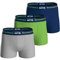 NFL Boxer Seattle Seahawks (3-St) Boxershorts, Herren Unterhose