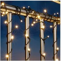 Haushalt International LED-Lichterkette 76580 LED Lichterkette warmweiß 50er 4,9m