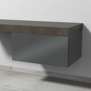 Sanipa Anbau-/Solitärschrank mit Auszug 2morrow (P223479) 340x700x520, P223479 P223479