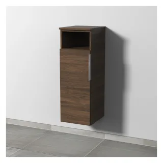 Sanipa 3way Mittelschrank mit 1 Tür und 1 offenem Fach, Eiche-Arizona, UM13080 UM13080