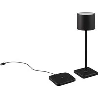 Reality Leuchten LED Außen-Tischleuchte Fernandez, Dimmfunktion, USB-Ladefunktion, LED fest integriert, Farbwechsler, warmweiß - kaltweiß, Garten Akku Tischlampe USB Ladestation dimmbar Lichtfarbe einstellbar