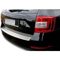 RECAMBO Ladekantenschutz für SKODA Octavia III Kombi FACELIFT, 2017-2020 Stoßstangenschutz, V2A rostfrei, Exklusive Optik, praktischer Schutz & perfekte Passform