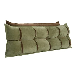 Vercart Rückenkissen, Grün, Textil, Füllung: Polyester, 140x48x32 cm, Wohntextilien, Kissen, Dekokissen