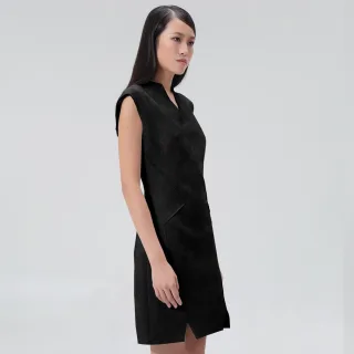 Wildleder-Schneiderkleid