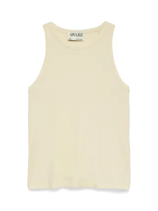 Aware - AWIRINA O-NECK TANK TOP Vanilla Custard - Gr. - XL
