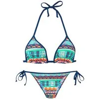 Buffalo Triangel-Bikini mit farbenfrohen Design