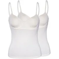 Sassa BH-Hemd 2er Sparpack BH-Hemdchen mit Bügel CLASSIC MICRO (Spar-Set, 2-tlg) extra flache Nähte