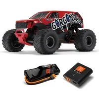 Arrma RC-Buggy Arrma Gorgon 4x2 Mega 550 Monstertruck Rot RTR 1:10 mit Akku, Lader