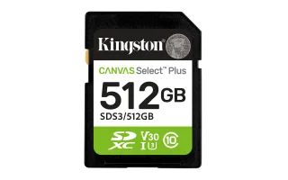 Kingston Canvas Select Plus | sds3/512gb | Flash-Speicherkarte